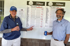 Bob Jaffee and Jeff Cassis after the Bass-Ackwards Tourney